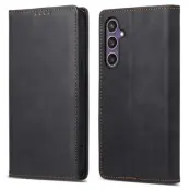 Galaxy S25 Plånboksfodral RFID Blocking - Svart