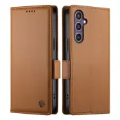 Galaxy S25 Plus Plånboksfodral - Brun