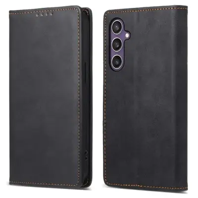 Galaxy S25 Plus Plånboksfodral RFID Blocking - Svart