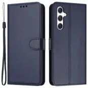 Galaxy S25 Plus Plånboksfodral Strap - Blå