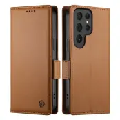 Galaxy S25 Ultra Plånboksfodral - Brun