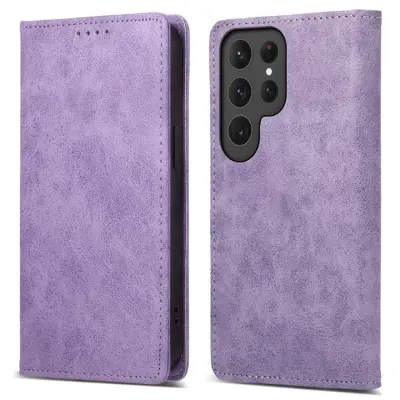 Galaxy S25 Ultra Plånboksfodral RFID Blocking - Lila