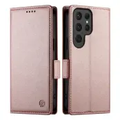 Galaxy S25 Ultra Plånboksfodral - Rosa Guld
