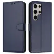 Galaxy S25 Ultra Plånboksfodral Strap - Blå