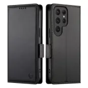 Galaxy S25 Ultra Plånboksfodral - Svart