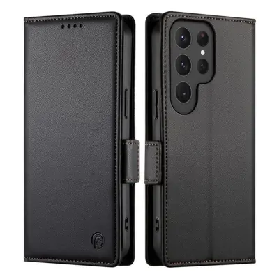 Galaxy S25 Ultra Plånboksfodral - Svart