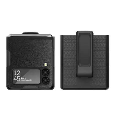 Galaxy Z Flip 4 Skal Belt Clip Holster - Svart