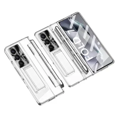 Galaxy Z Fold7 Mobilskal med Skärmskydd och Stylus