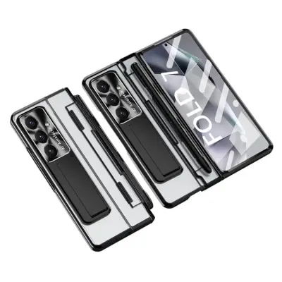 Galaxy Z Fold7 Mobilskal med Skärmskydd och Stylus - Svart