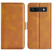 Google Pixel 7A Plånboksfodral Mjukt - Gul