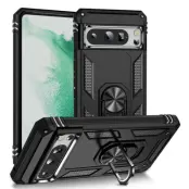 Google Pixel 8 Mobilskal Ringhållare Kickstand - Svart
