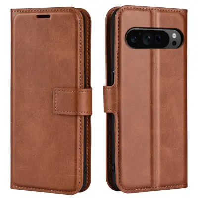 Google Pixel 9 Pro XL Plånboksfodral - Brun