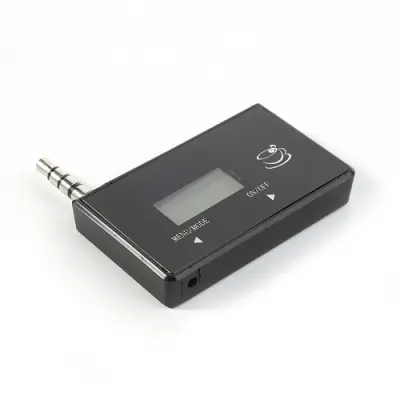 GT Flat FM Sändare med Handsfree och Mic - Svart