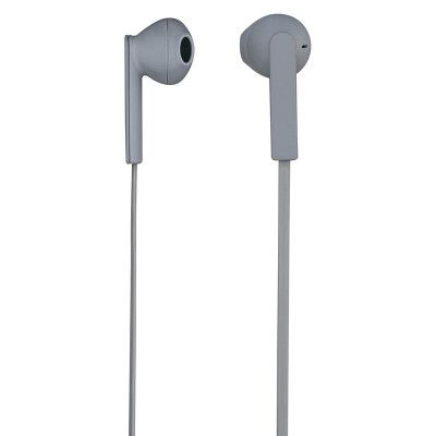 HAMA Hörlur Mood In-Ear Mic Platt kabel - Grå