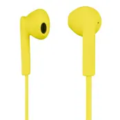 HAMA Hörlur Mood In-Ear Mic Platt kabel - Gul