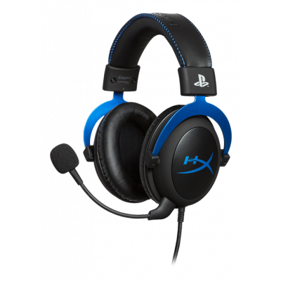 HyperX Cloud Headset For PS4, in-line kontroll - svart/blå