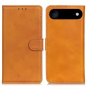 iPhone 17 Air Plånboksfodral Cowhide Texture - Brun