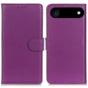 iPhone Air Plånboksfodral Litchi Texture - Lila