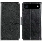 iPhone 17 Air Plånboksfodral Nappa Texture - Svart