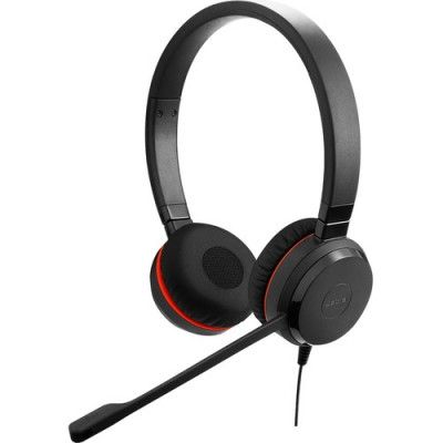 Jabra Evolve 30 Ms Stereo Hörlurar USB-C - Svart