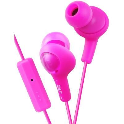 JVC Hörlur FR6 Gumy Plus Mic - Rosa