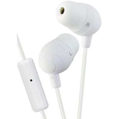JVC HA-FR37-W-E Marshmallow in-ear remote + mic - Vit