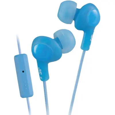 JVC HA-FR6-A Gumy Plus In-Ear Headphone med mic - Blå