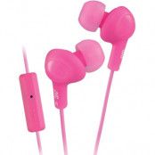 JVC HA-FR6-P Gumy Plus In-Ear Headphone med mic - Rosa