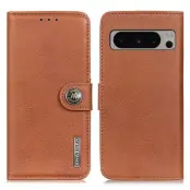 KHAZNEH Google Pixel 8 Plånboksfodral Cowhide - Brun