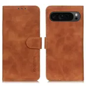 KHAZNEH Google Pixel 9 Pro XL Plånboksfodral - Brun