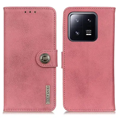 KHAZNEH Xiaomi Mi 11 Ultra Plånboksfodral Cowhide - Rosa