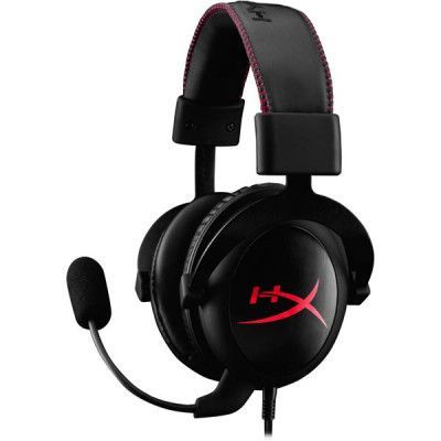 Kingston HyperX Cloud gaming headset, avtagbar mic, volymkontroll, svart