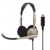 KOSS Headset CS100 On-Ear USB - Guld / Svart