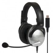 KOSS Headset SB45 USB On-Ear - Silver / Svart