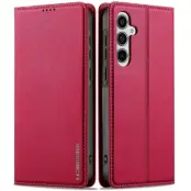 LC.imeeke Galaxy S25 Plus Plånboksfodral - Röd