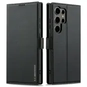 LC.imeeke Galaxy S25 Ultra Plånboksfodral - Svart