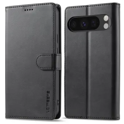 LC.IMEEKE Google Pixel 9 Pro/Pixel 9 Plånboksfodral - Svart