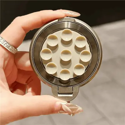 Magsafe Mobil Sugkopp Ringhållare Kickstand Bilfäste - Grå