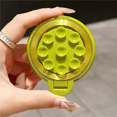 Magsafe Mobil Sugkopp Ringhållare Kickstand Bilfäste - Grön