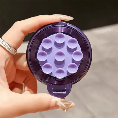 Magsafe Mobil Sugkopp Ringhållare Kickstand Bilfäste - Lila