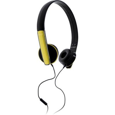 Maxell Headset med mikrofon - Gul