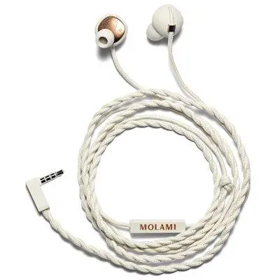 Molami Stitch Headset - Vit/Koppar