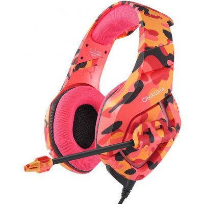 Onikuma K1-B Camouflage Elite Stereo Gaming Headset - Brun