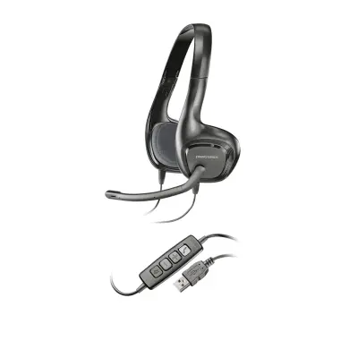 PLANTRONICS Audio 628 DSP USB light overhead skype