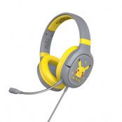 POKEMON Pikachu Gaming-Headset, Over Ear, Bom-mikrofon - Grå