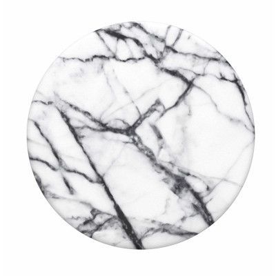 POPSOCKETS Dove White Marble Avtagbart Grip med Ställfunktion