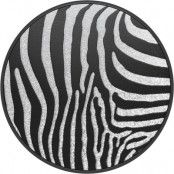POPSOCKETS Embossed Metal Zebra Avtagbart Grip med Ställfunktion LUXE