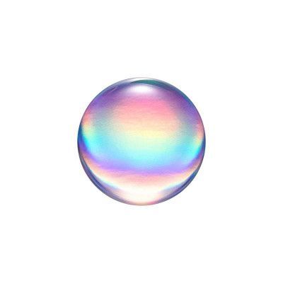 PopSockets Rainbow Orb Gloss Avtagbart Grip med Ställfunktion