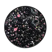 POPSOCKETS Sparkle Black Avtagbart Grip med Ställfunktion Premium