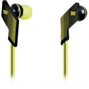 Promate Swank - In-ear headset, flatkabel, gul